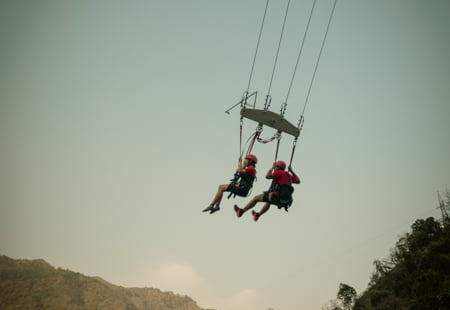 Giant Swing in Rishikesh