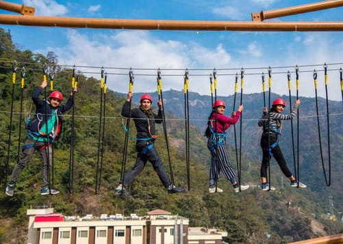 Rope Activity in Rishikesh